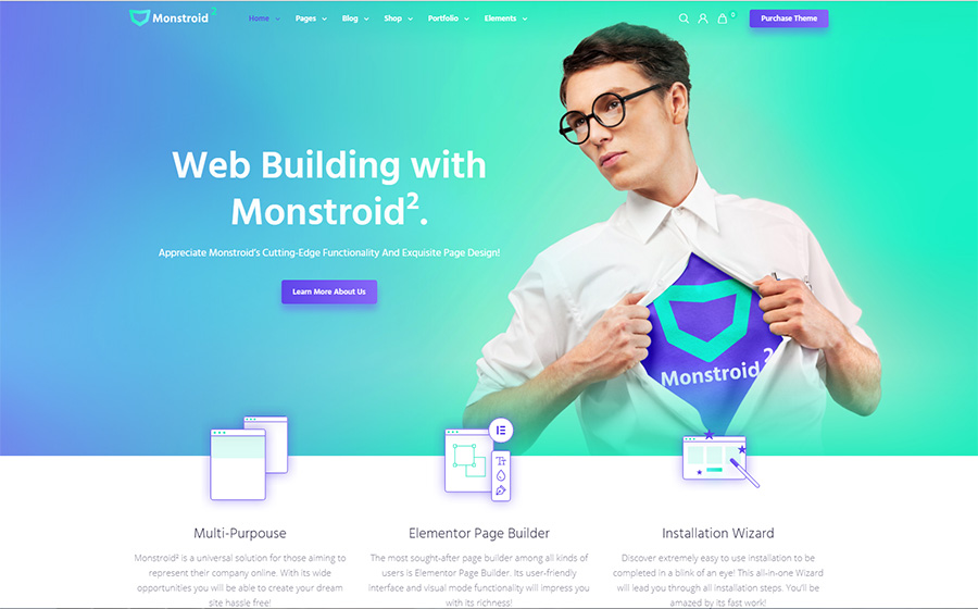 Monstroid2 - Multipurpose Modular Elementor WordPress Theme WordPress Theme