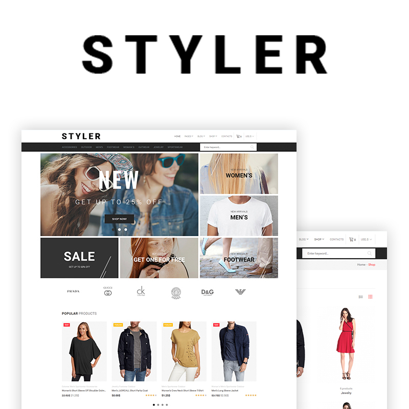 Styler - Fashion WooCommerce Theme