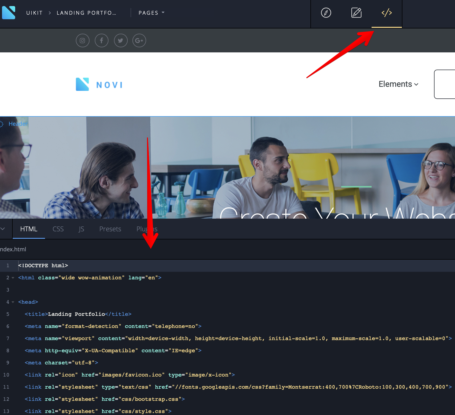 Novi HTML Visual Editor and My User Experience