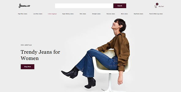 Jeans.co - Jeans Multipage Elegant OpenCart Template