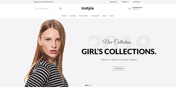 Instyle Fashion OpenCart Template