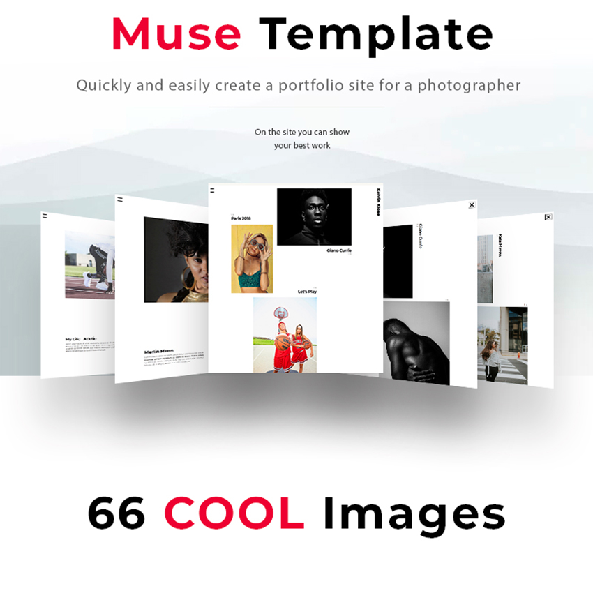 The best portfolio of photographer Kelvin Muse Template