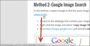 Embedded link with no slash