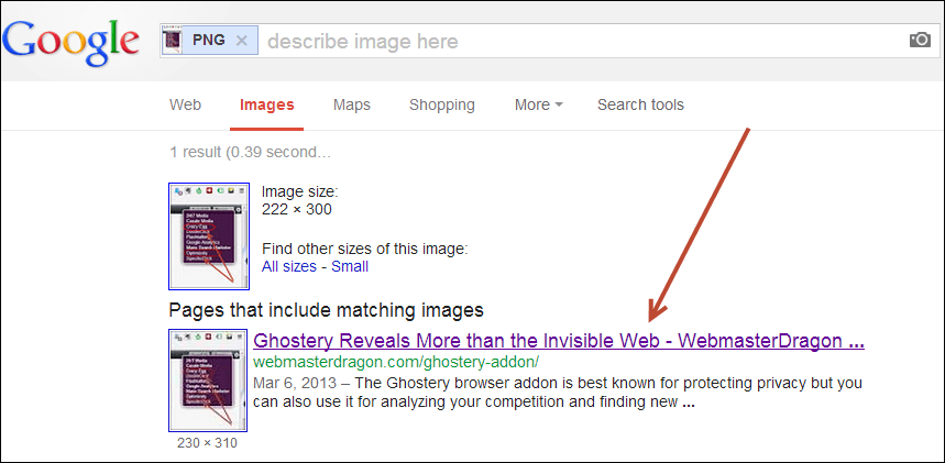 Google image results
