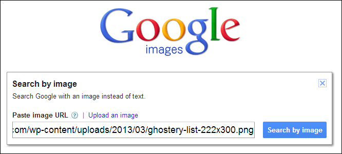 URL pasted into textbox