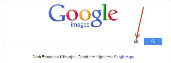 Google image search textbox