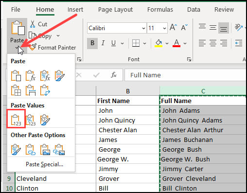 2 Simple Solutions to Copy Excel Values Not Formulas