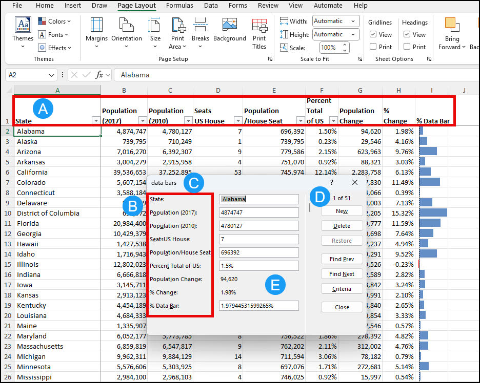 Excel Data Input Form Template