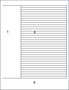 Cornell Notes page layout