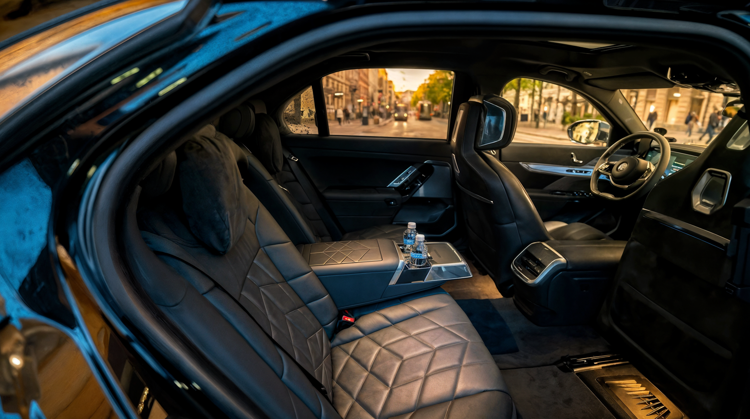 BMW i7 with a Chauffeur