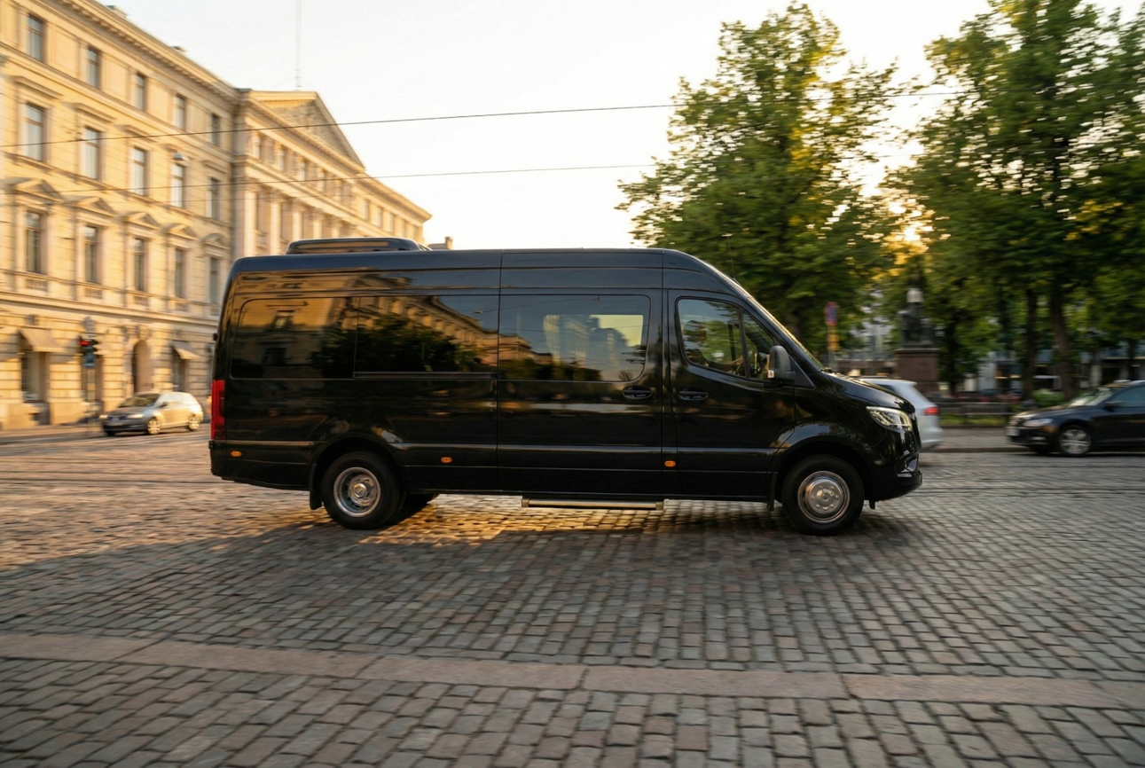 Mercedes Sprinter with a Chauffeur