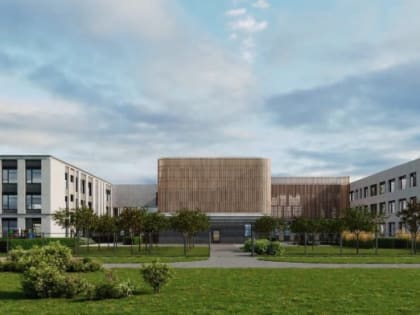 Проект нового фасада здания строящейся школы в г. Орехово-Зуево