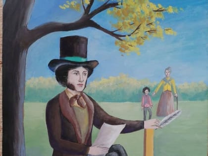 Юный художник из Зарайска одержал победу во всероссийском конкурсе, посвящённом 225-летию Александра Сергеевича Пушкина