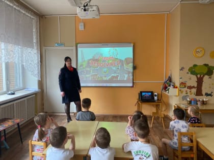 Сотрудники Госавтоинспекции Павловского Посада провели акцию «Простые правила» для воспитанников детского сада