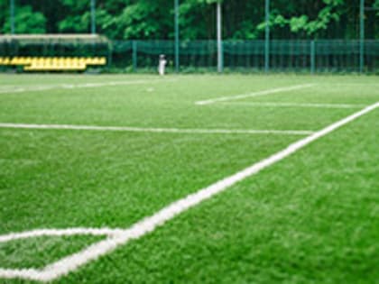 Футбольное поле обновят в Домодедово до конца октября