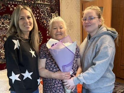 В Воскресенске поздравили ветерана труда