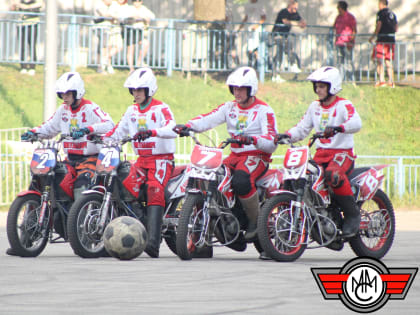 В Видном прошла встреча мотобольных команд «Металлург» и «Ковровец»