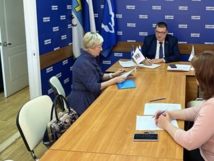 Андрей Голубев провёл очередной прием граждан