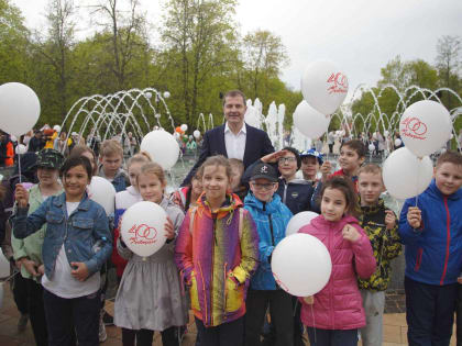 В Люберцах заработали фонтаны