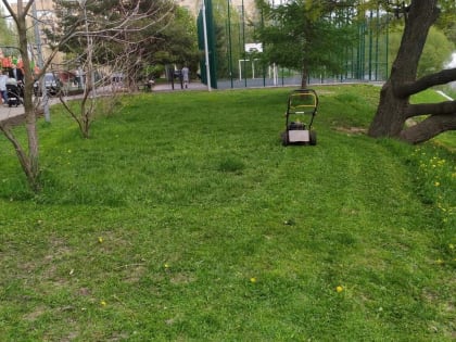 Благоустройство территорий проводят в поселении Воскресенское