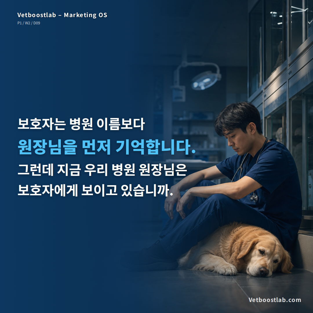 동물병원 원장 브랜딩 슬라이드 1