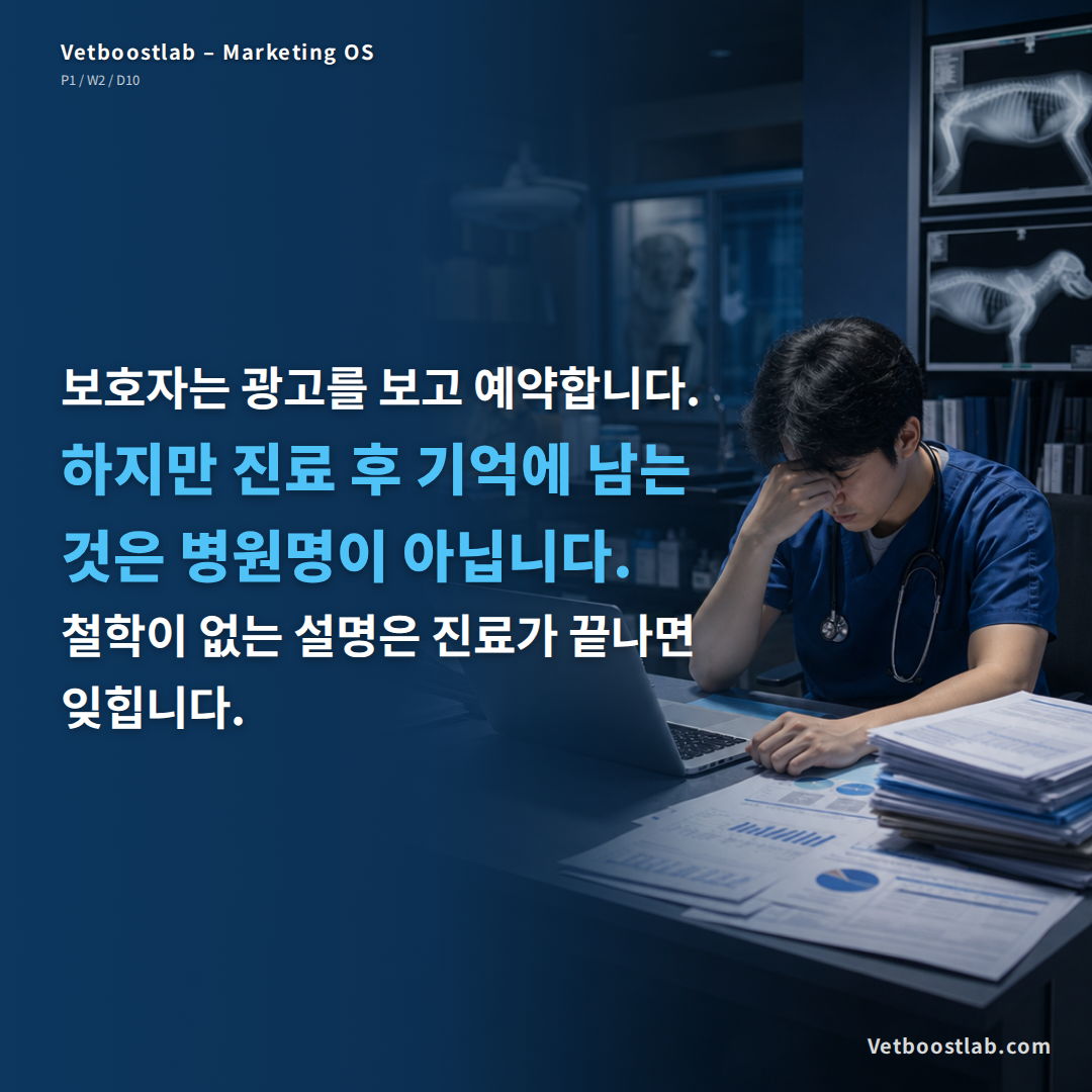 동물병원 진료 철학 슬라이드 2