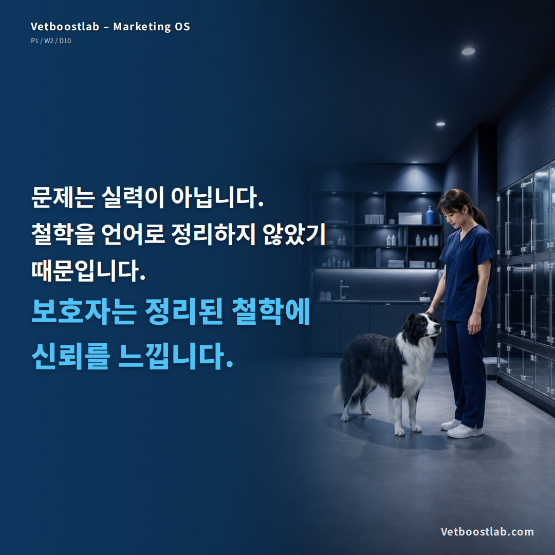 동물병원 진료 철학 슬라이드 3