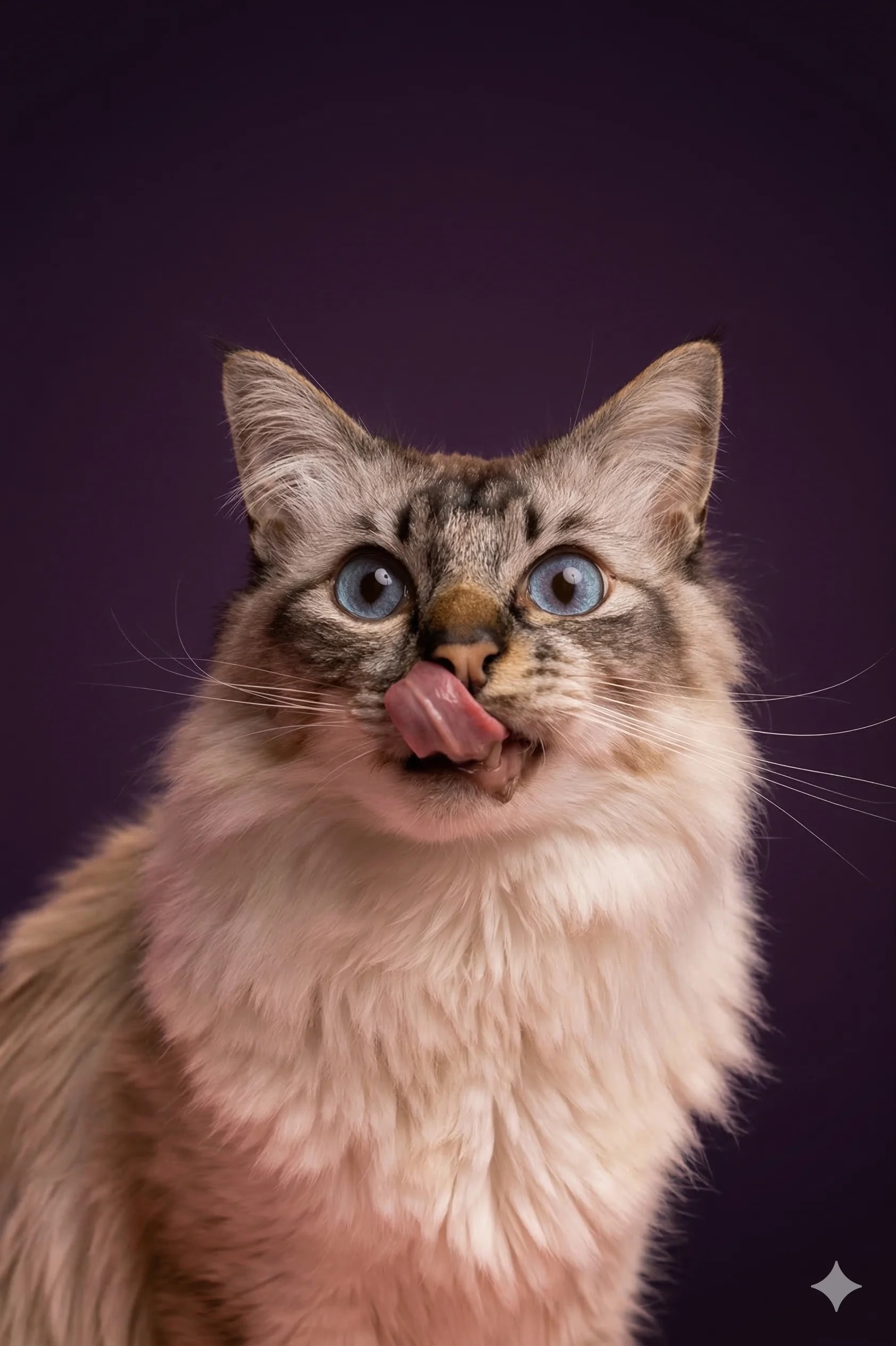 Gato feliz