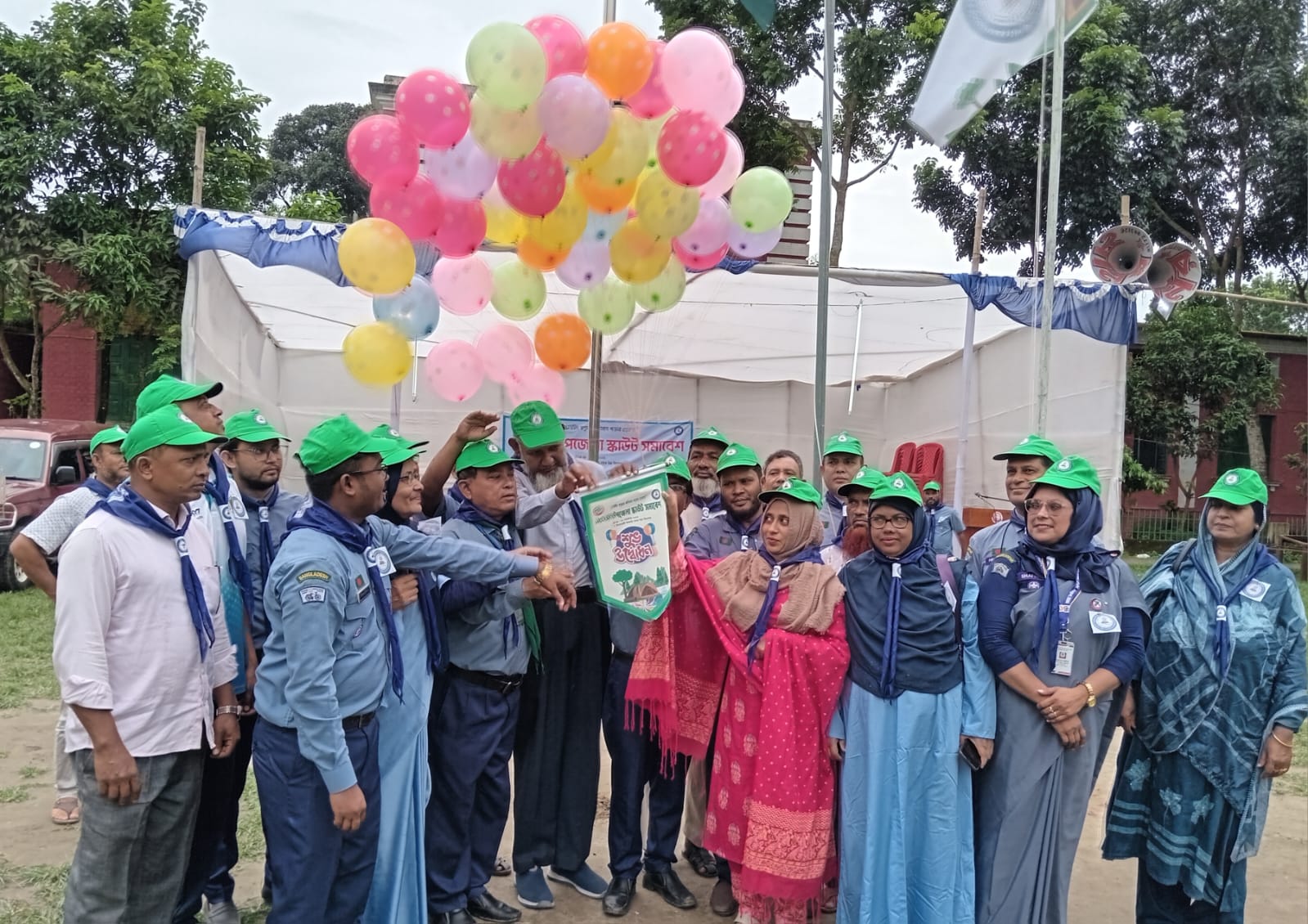 নীলফামারীতে ৫ দিনব্যাপী উপজেলা স্কাউট সমাবেশ শুরু