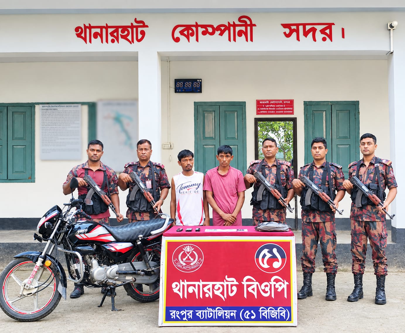 ডিমলায় বিজিবির অভিযানে ১৮ পিস ইয়াবাসহ দুইজন আটক