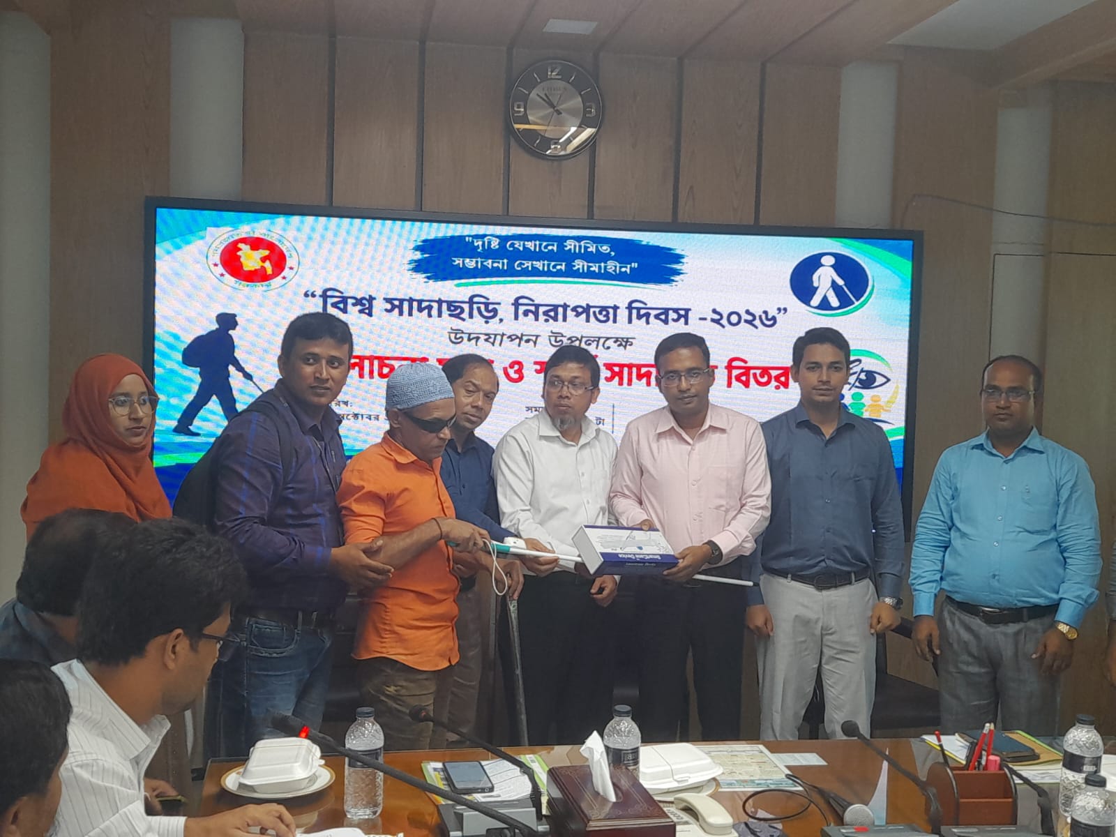নীলফামারীতে বিশ্ব সাদাছড়ি নিরাপত্তা দিবসে র্যালি, আলোচনা সভা ও স্মার্ট সাদাছড়ি বিতরণ