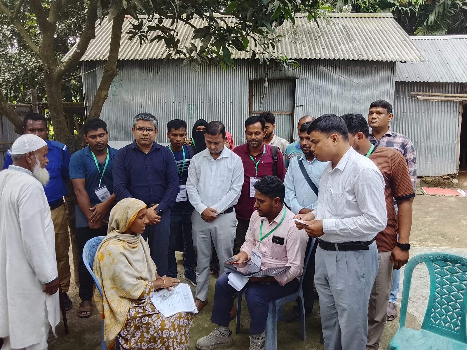 ফ্যামিলি কার্ড শুমারির তথ্য সংগ্রহ ডিমলায় শুরু