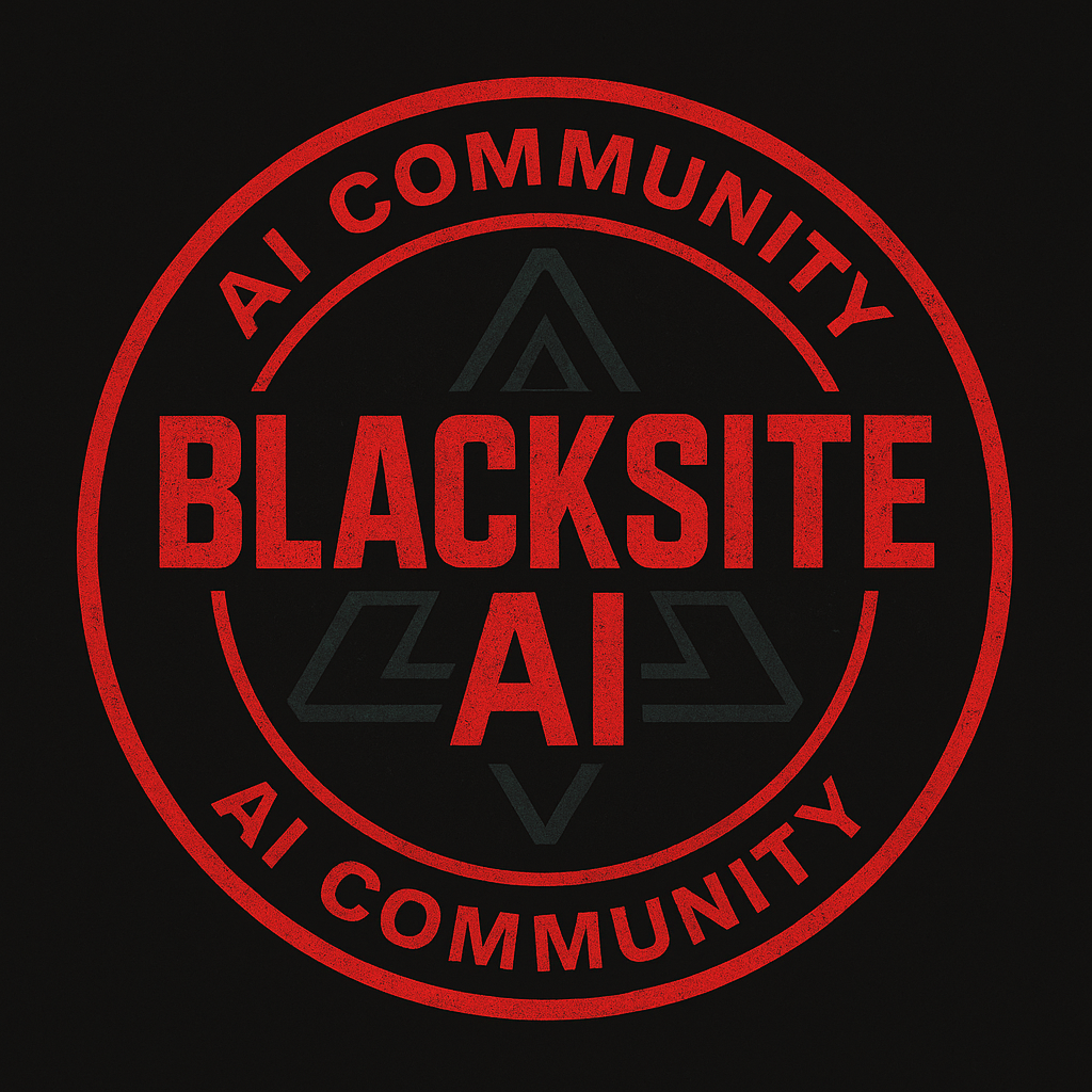 BLACK SITE AI Logo - Elite Skool Community for AI Training and SaaS Development
