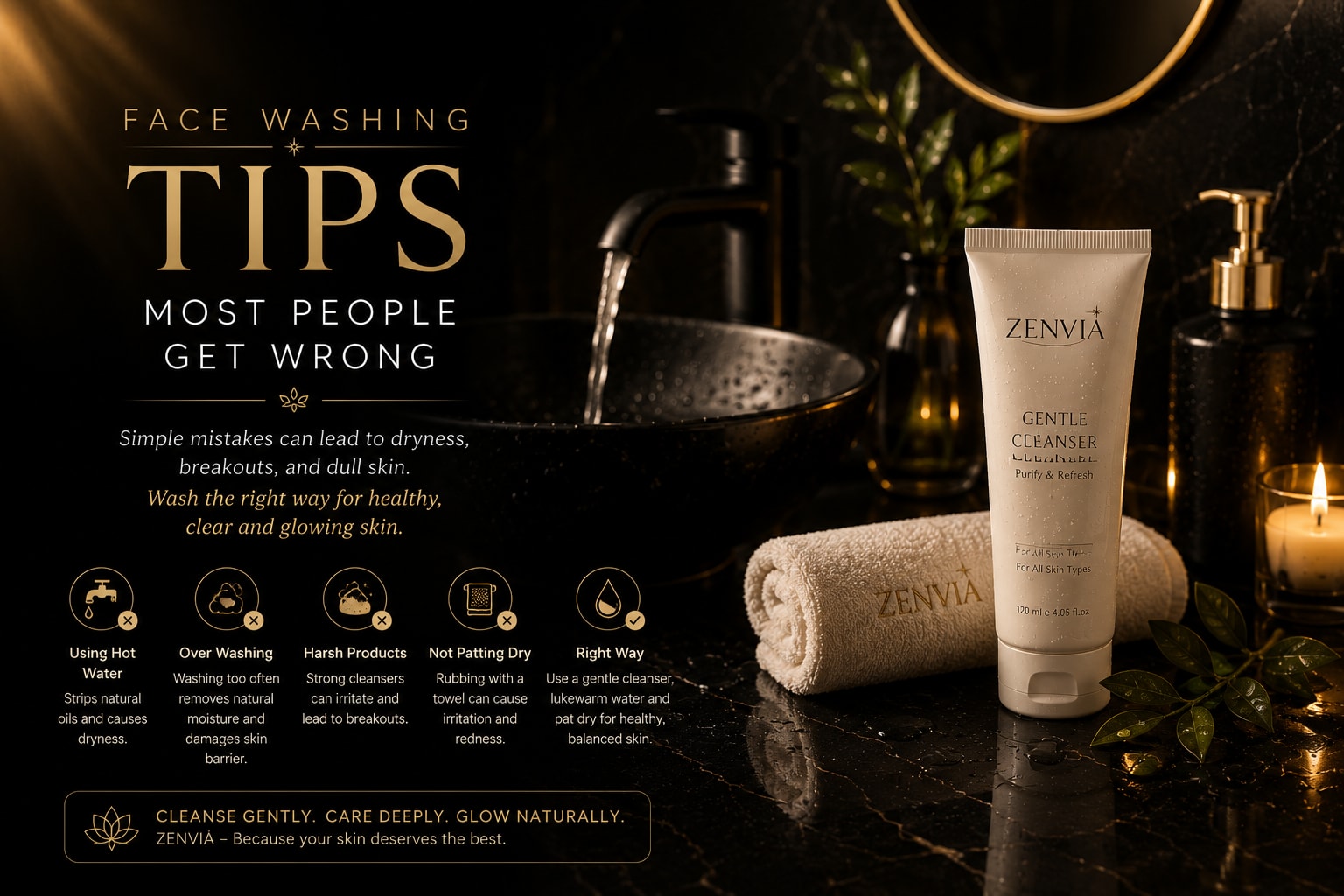 Face Washing Tips Most People Get Wrong
