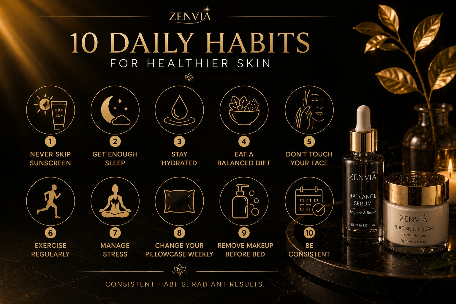 10 Daily Habits for Healthier Skin