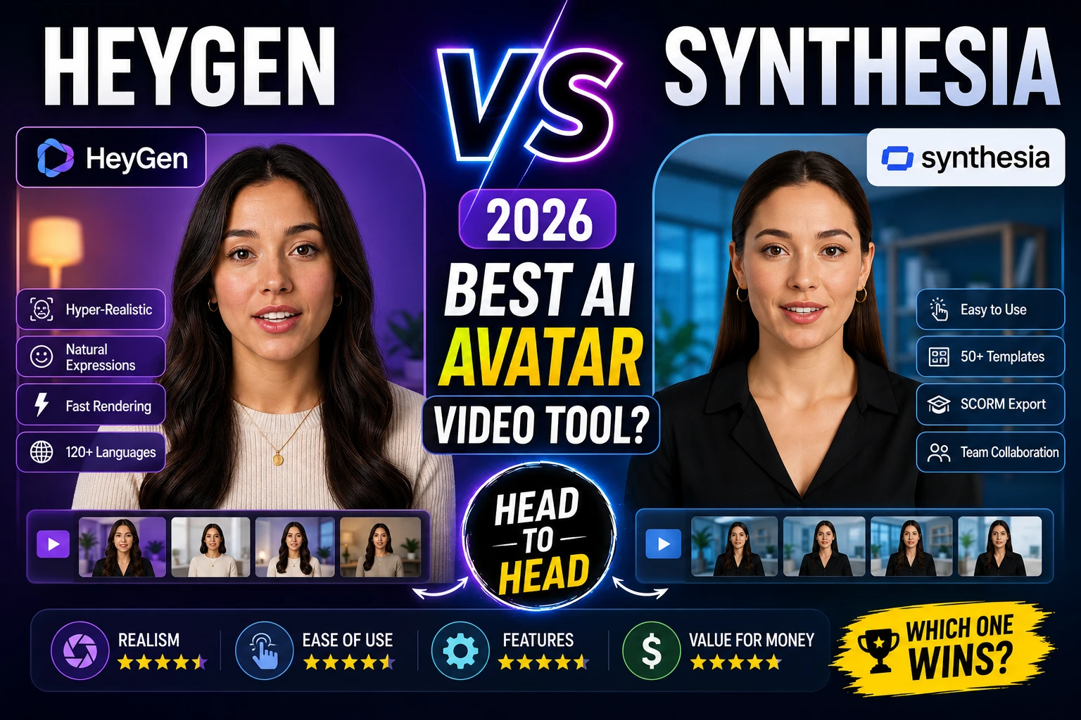 HeyGen vs Synthesia (2026): Which Best AI Avatar Video Tool?