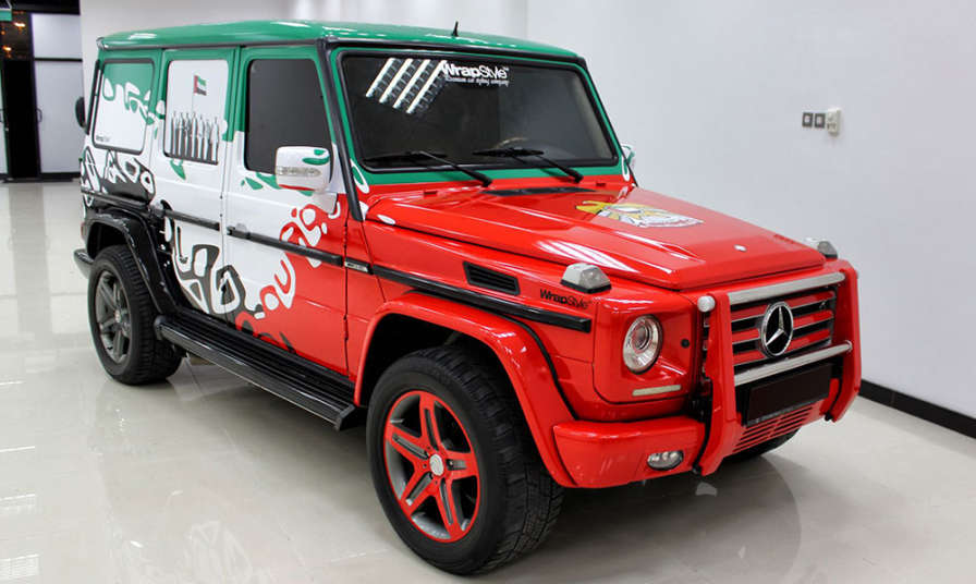 Creative Vehicle Branding for UAE National Day 2025