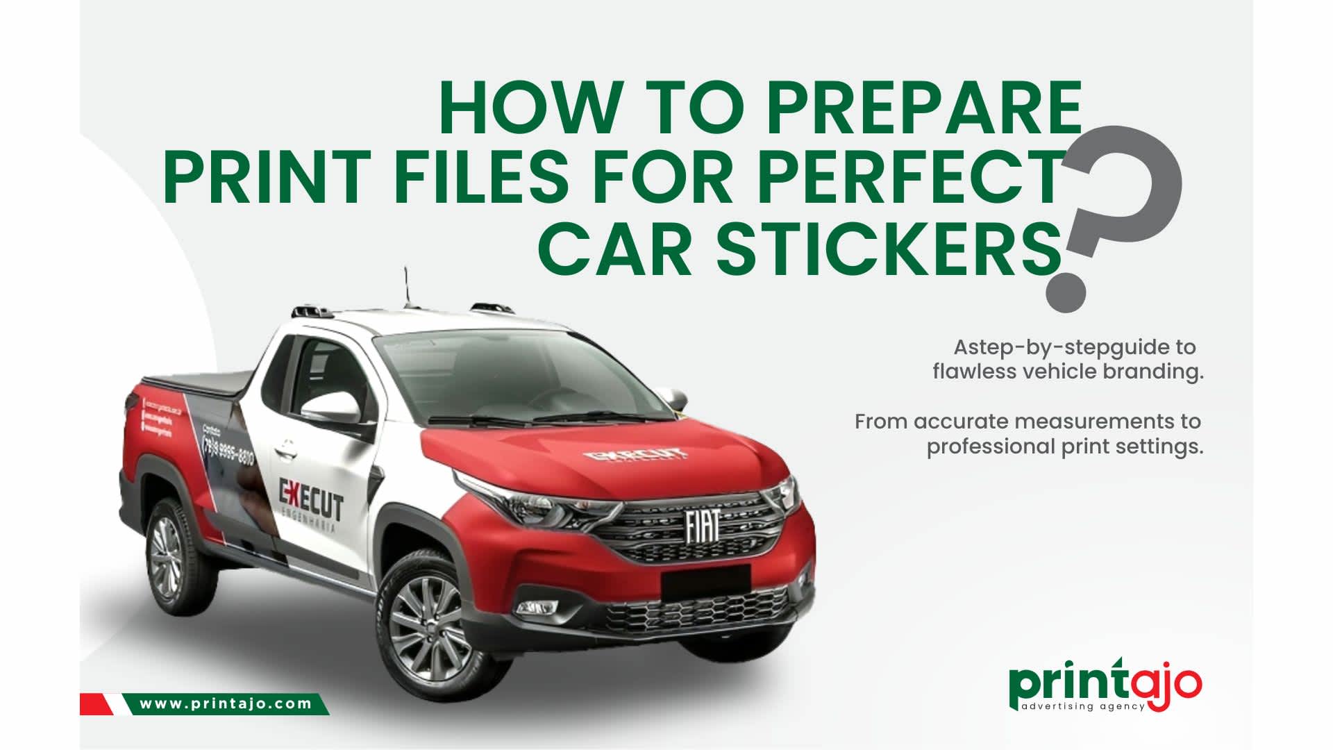 How to Prepare Print Files for Perfect Car Stickers?