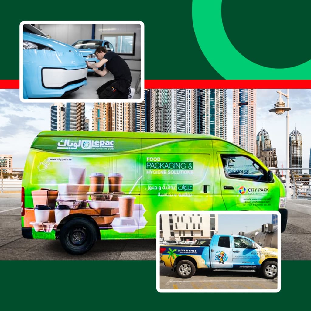 vehicle branding in Dubai