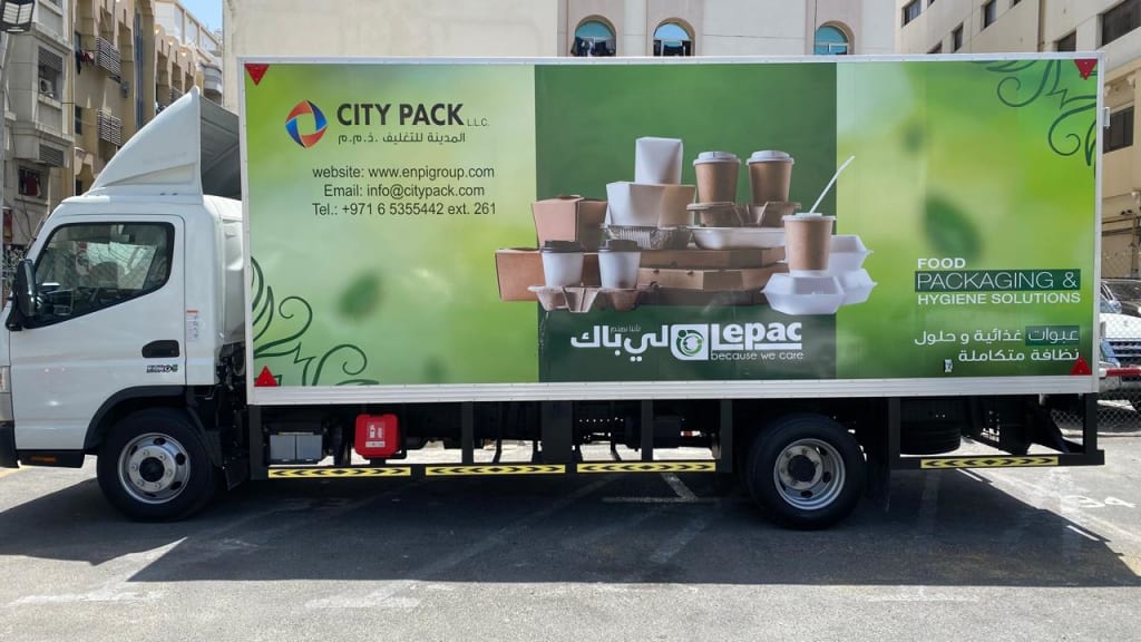 Truck Branding Service in Dubai Truck Branding Dubai | Printajo