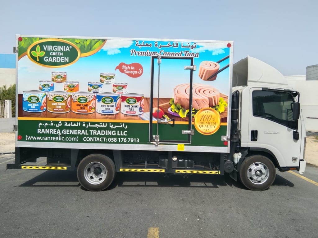 Truck Branding Service in Dubai Van Branding