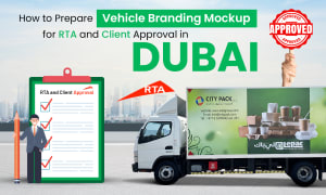 vehicle branding mockup