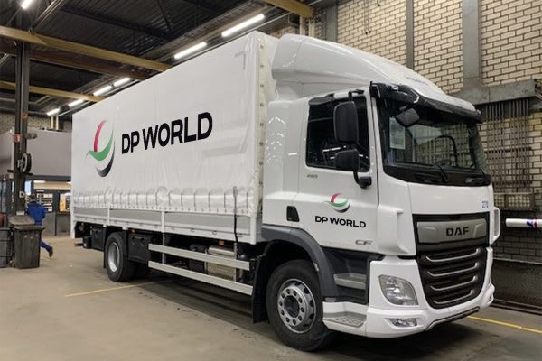 Truck Branding for DP world by Printajo