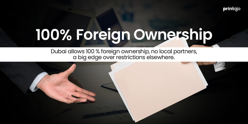 13 Reasons You Should Start a Business in Dubai 100% Foreign Ownership allowed in Dubai