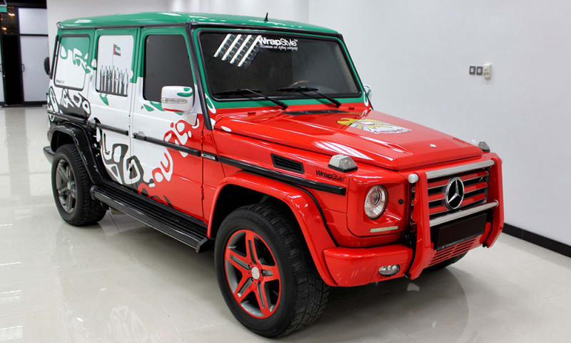 UAE National Day Vehicle Branding