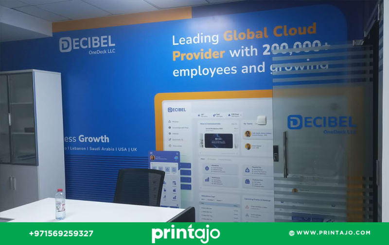 Sticker Printing office branding dubai printajo
