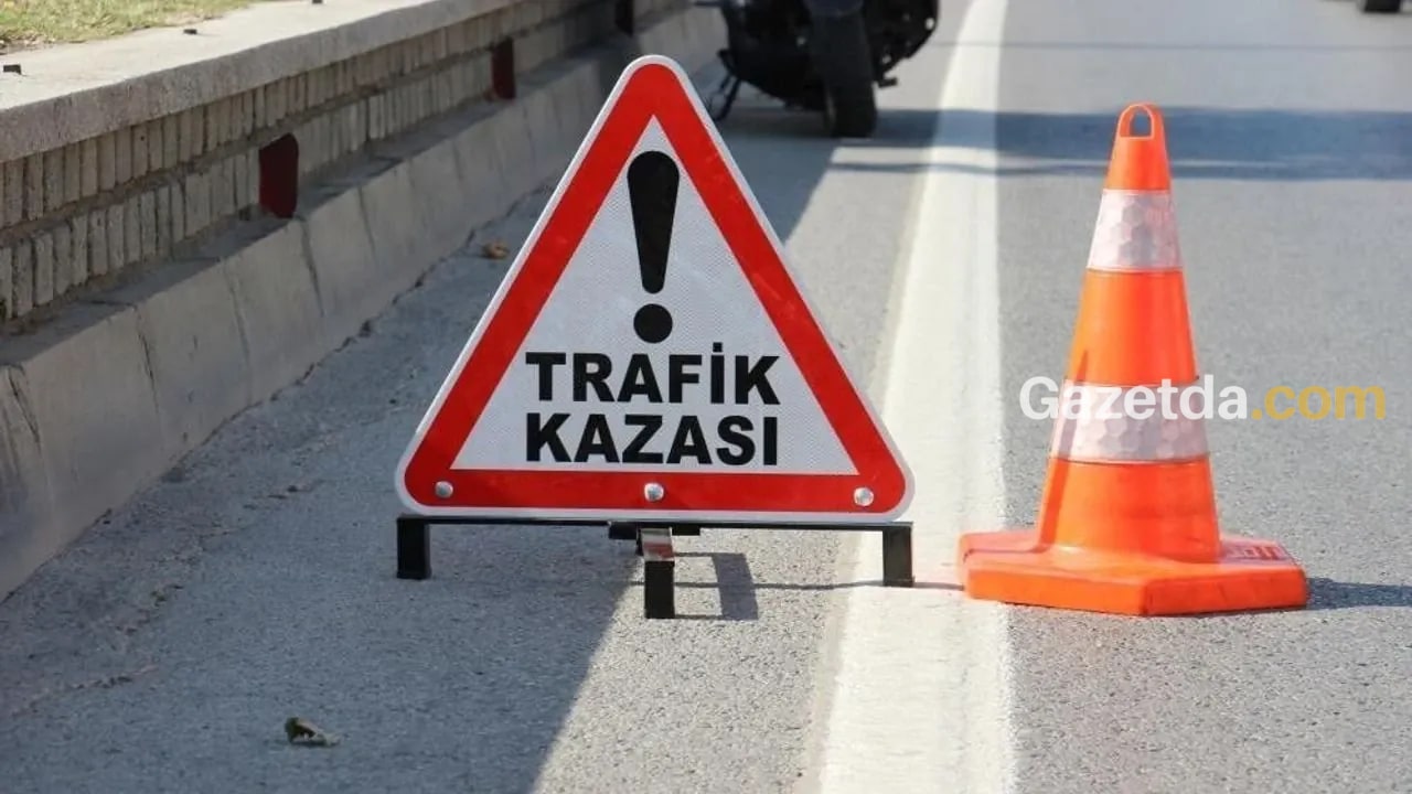 Girne’de araç motosiklete çarptı, bir yolcu yaralandı