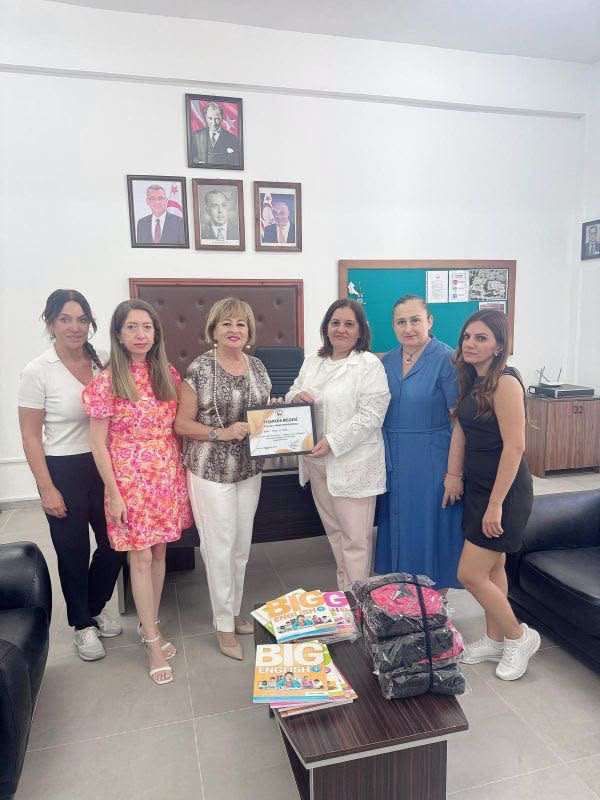 Merit’ten Girne okullarına eğitim desteği