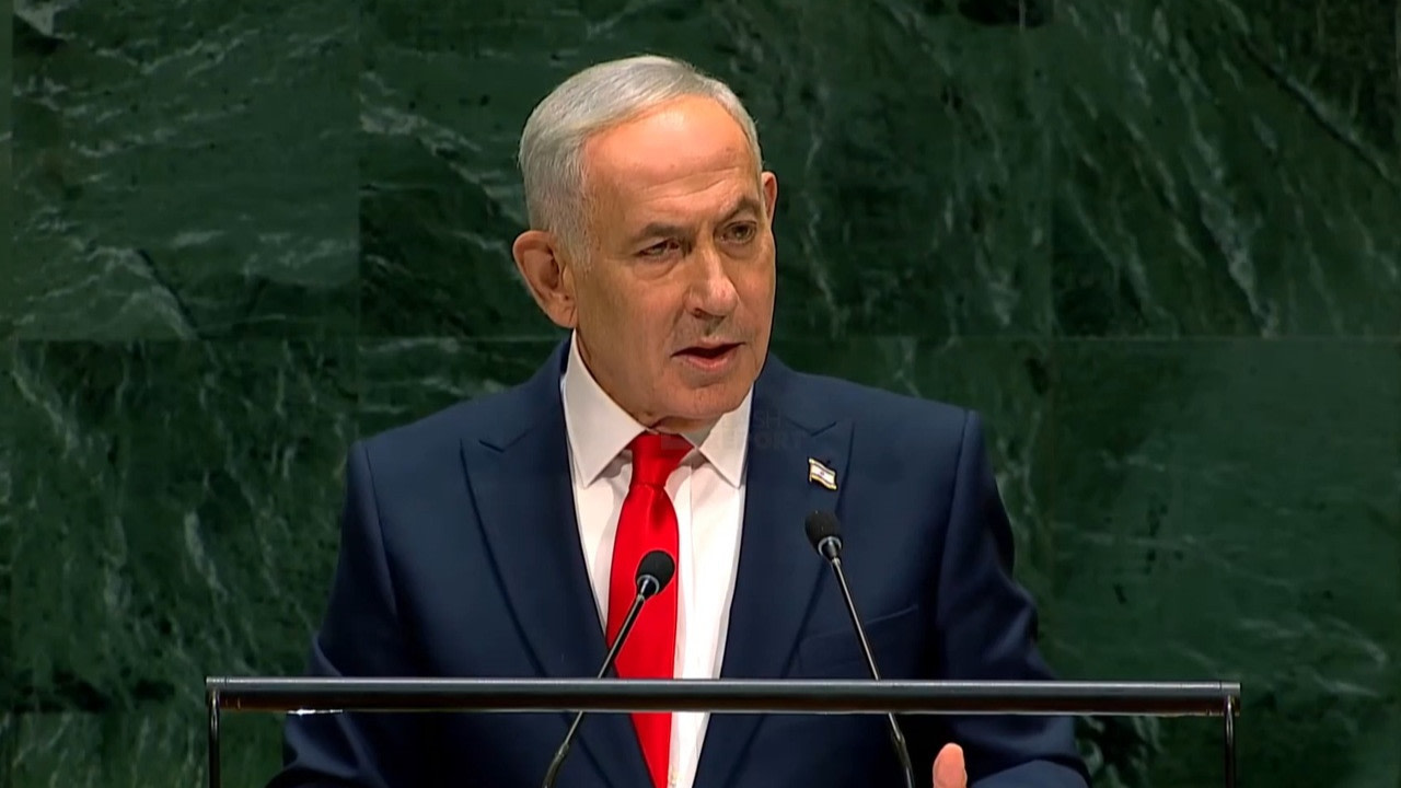 Netanyahu BM Genel Kurulu'nda protesto edildi, boş salona konuştu
