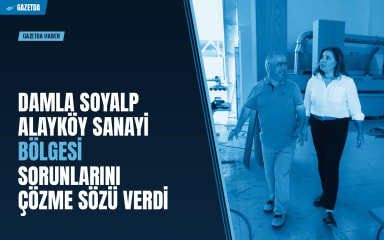 Damla Soyalp Alayköy Sanayi Bölgesi sorunlarını çözme sözü verdi